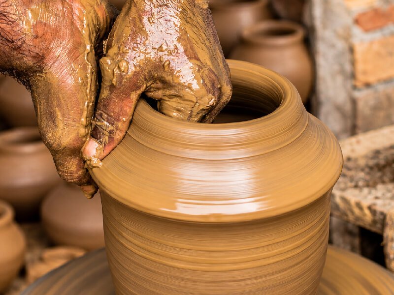 Brassware, Clay Pottery, and Ceramics