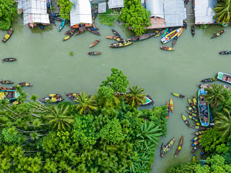 Barisal Backwater Canal Networks